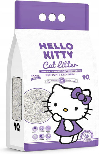 Hellokitty Hello Kitty Пясък за котки Бентонит с Аромат Лавандула 10kg / 10lt