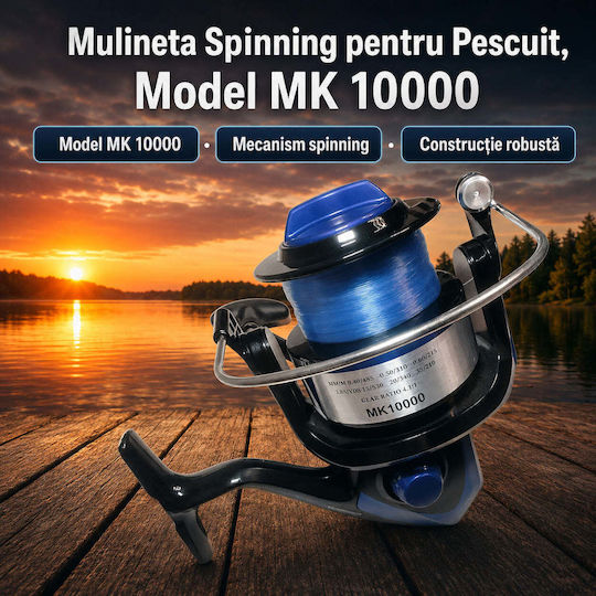 Mk 10000 Mulinetă de pescuit pentru Spinning