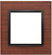 Kontakt-Simon Switch Frame 1 Position In Black Color DRN1/87