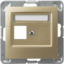Ospel Impresja Wechselrahmen Moni Teleinformatik Unterputz Metallisch Gold Gpk-1y P 28