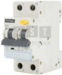 Bemko Schelinger A08-gvl-ac-b25 Rcbo 2p B 25a 30ma Τύπου Ac
