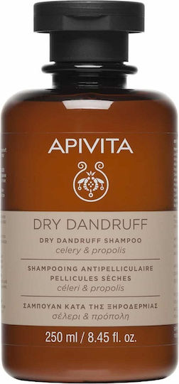 Apivita Dry Dandruff Shampoo Against Dandruff & Dry Scalp 250ml