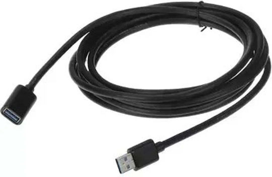 Unitek Cablu USB 3.0 USB-A Male - USB-A Female 3m Y-C1479BBK03