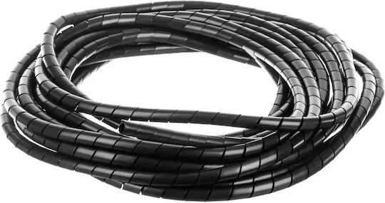 EM Group Kabelspiralschläuche 12mm 10m Schwarzes 1Stück