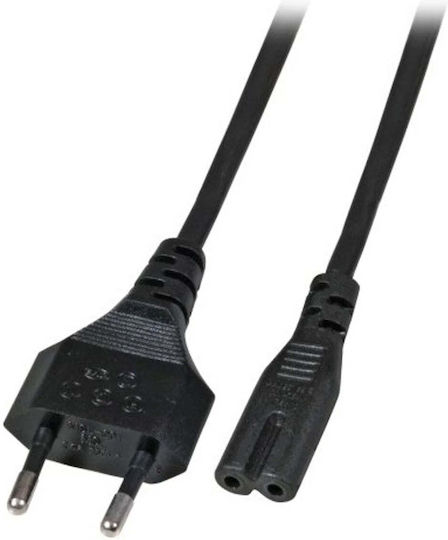 EFB Euro / IEC C7 - Euro / IEC C7 Cable 3m Μαύρο EK502.3V2