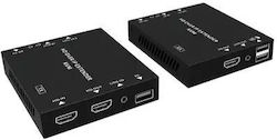 Eaton AV Удължител за предаване на сигнал HDMI+USB-EX-150-C6 Eaton AV Удължител за предаване на сигнал HDMI+USB-EX-150-C6