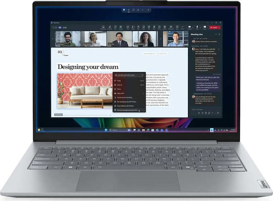 Lenovo Thinkbook 14 G9 IPL 14" IPS FHD+ (Core 7-355/16GB/512GB SSD/W11 Pro) Arctic Grey (International English Keyboard)