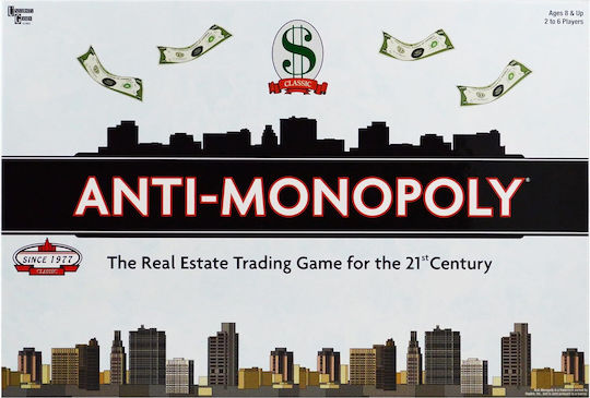 Επιτραπέζιο Παιχνίδι Anti-Monopoly για 2-6 Παίκτες 8+ Ετών (EN) University Games
