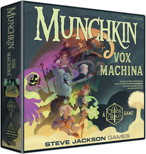 Επιτραπέζιο Παιχνίδι Munchkin Vox Machina για 3-6 Παίκτες 10+ Ετών (EN) Steve Jackson Games