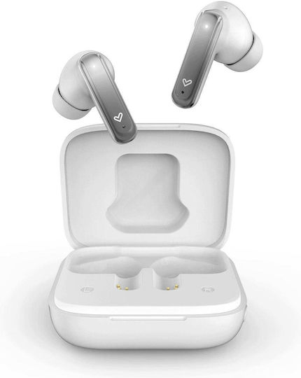 ScreenSound In-Ear Bluetooth Kopfhörer mit Schweißbeständigkeit und Ladekoffer Weiß