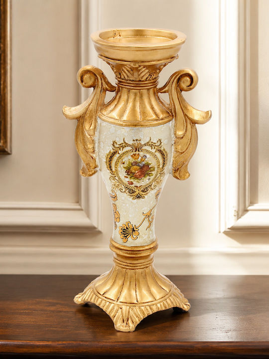 Keskor Keskor Polyresin Candle Holder 15x29x9.5cm