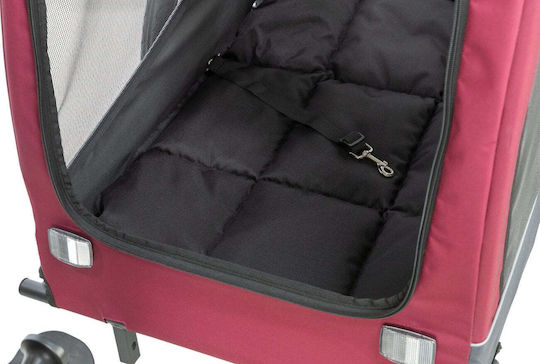 Trixie Wasserdichter Fahrradanhänger für Hundetragetaschen bis 22kg Graue Länge 63cm