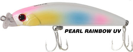 Ryuji King Mullet 90f Τεχνητό Δόλωμα Ψαράκι (Minnow) 9εκ./15gr Pearl Rainbow Uv