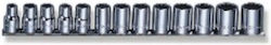 Jonnesway Steckdosen 12-Eck 1/2" S05h4113s 13 Stücke 10-24mm Chrom-Vanadium Stahl