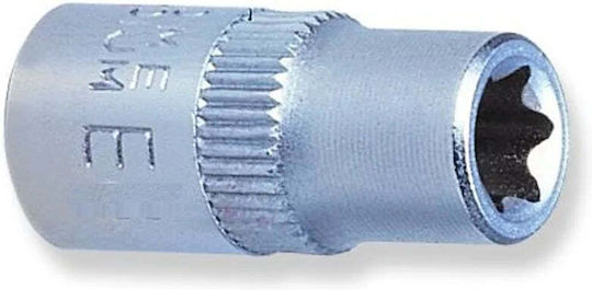 Jonnesway Καρυδάκι Torx 1/2" E18 S06h418 Υποδοχή Χρώμιο-βανάδιο 38mm