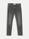 Pantaloni de blugi pentru bărbați Slim Tapered Fit Gri