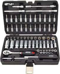 AWTools Cheie cu clichet cu tubulare 1\4" 63 buc AWTools Cheie cu clichet cu tubulare 1\4" 63 buc