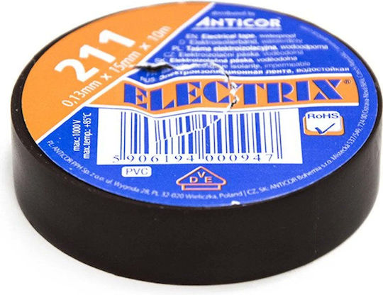 Anticor Μονωτική Ταινία 15mm x 10m Καφέ