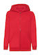 Damen Sweatshirt Strickjacke mit Kapuze Rote