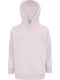 Damen Sweatshirt mit Kapuze Rosa