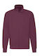 Damen Sweatshirt Strickjacke Burgundisch