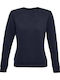 Damen Sweatshirt Blau Marine