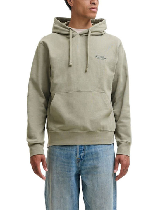 Jack & Jones Φούτερ με Κουκούλα Λαδί