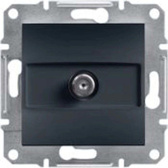 Schneider Electric TV-Antennensteckdose Sat Asfora Ohne Rahmen Anthrazit Eph3700171