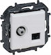 Legrand TV-Antennensteckdose in Weiß Farbe 863177B