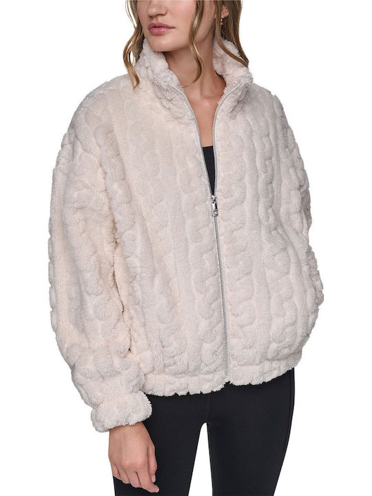 DKNY Women's Cardigan Eggnog