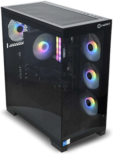 NTT System Hiro Aurora Гейминг Настолен Компютър (Ultra 7-265F/32GB DDR5/1TB SSD/GeForce RTX 5070 Ti/W11 Home)