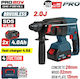 Bormann Pro N/A Cordless Brushless Rotary Hammer 20V 2x4Ah with SDS Plus Socket