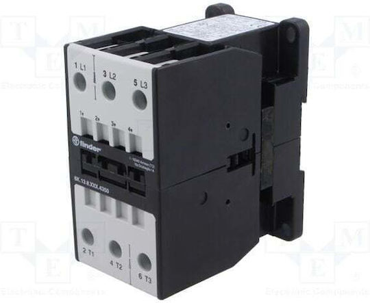 Finder Power Contactor 3-polig 50a-400v Ac3 230v Ac 6k.13.8.230.4350