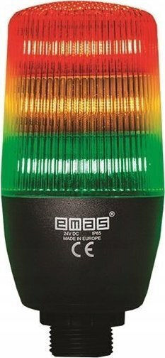 Emas Mehrzweck LED Drei-Farben Signalturm mit Summer 55mm Plc 24V AC/DC T0-if5t024zm05