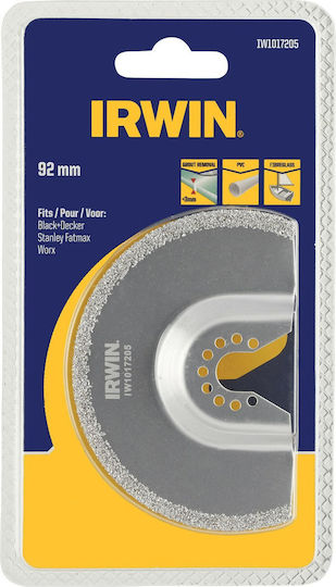 Irwin Halbkreis-Sägeblatt Carbide 92mm Mehrzweck Schleifer Talerntation