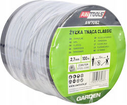 Awtools Classic Μεσινέζα Κοπής 2,4x100m Στρογγυλή Πυρήνα Καρούλι