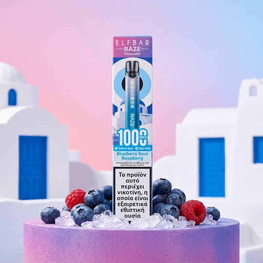 Elf Bar Raze Țigară electronică de unică folosință Blueberry Sour Raspberry 2ml 20mg