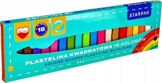 Starpak Knete Mit 18 Farben Für 1.5+ Jahre