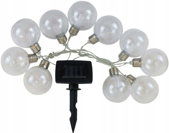 Volteno Hanging Solar Garland Light 0.6W Warm White 3000K with Photocell IP44