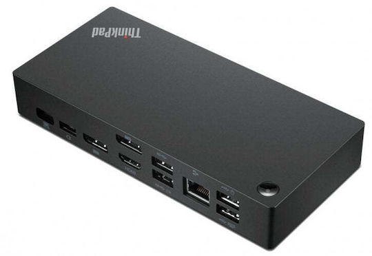 Lenovo ThinkPad Универсална USB-C докинг станция с HDMI/DisplayPort 4K PD Ethernet