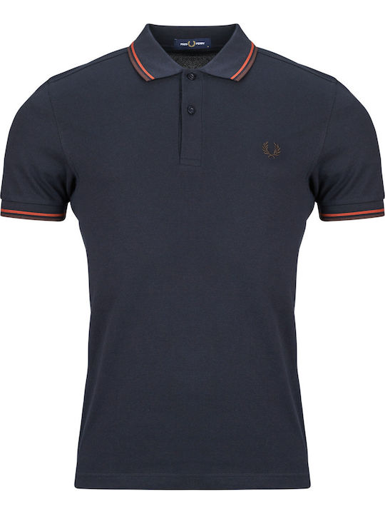 Fred Perry Twin Tipped Polo Short Sleeve Blouse...
