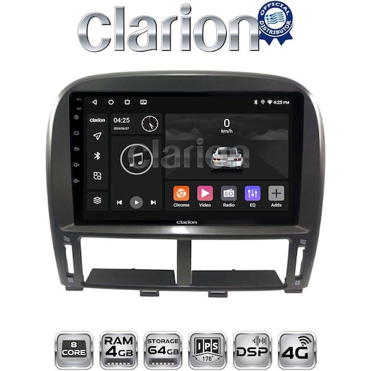 Clarion Gl72980 OEM Multimedia Car Screen Lexus LS 430 2000 2006 CarPlay Android Auto BT GPS WiFi GPRS