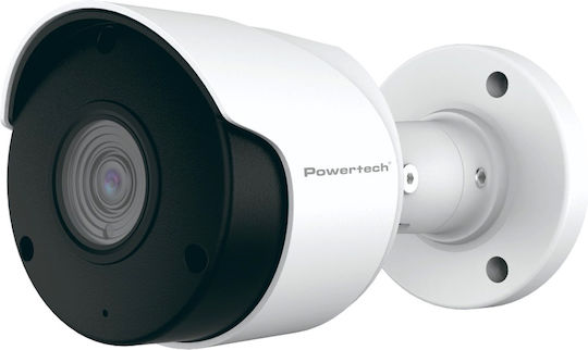 Powertech PT-1588 CCTV Surveillance Camera Full HD+ 5MP Waterproof with Microphone and 2.8mm Lens