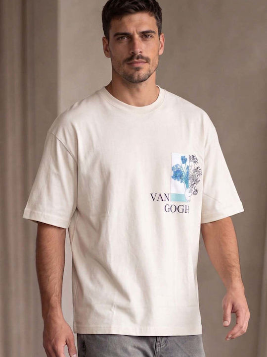 Ben Tailor T-shirt Μπεζ