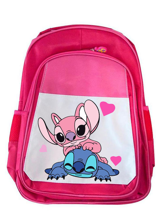 Kinder Schulranzen Lilo & Stitch Rosa 41x30x15cm