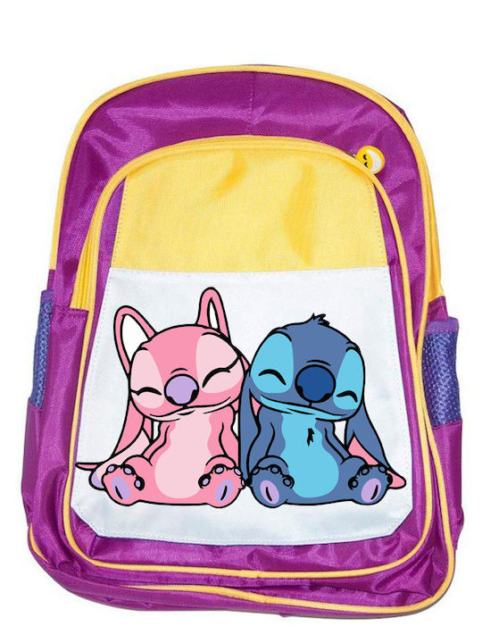 Children's Bag Lilo & Stitch Purple 41x30x15cm