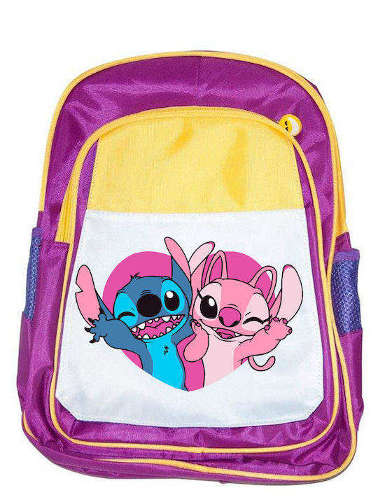 Children's Bag Lilo & Stitch Purple 41x30x15cm