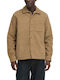 Herrenhemden Langärmeliges Overshirt Beiges