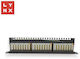 Lynx Cs Lynx Пач Панел 19'' 24 Порта Stp Cat6a 50µ Екраниран Черен