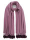 Doca Women's Purple Scarf